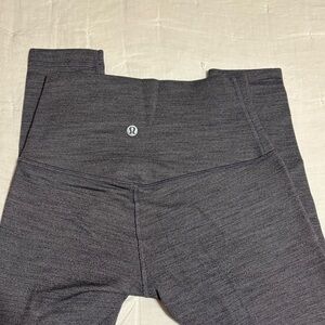 Lululemon Heather Gray Wunder Leggings
